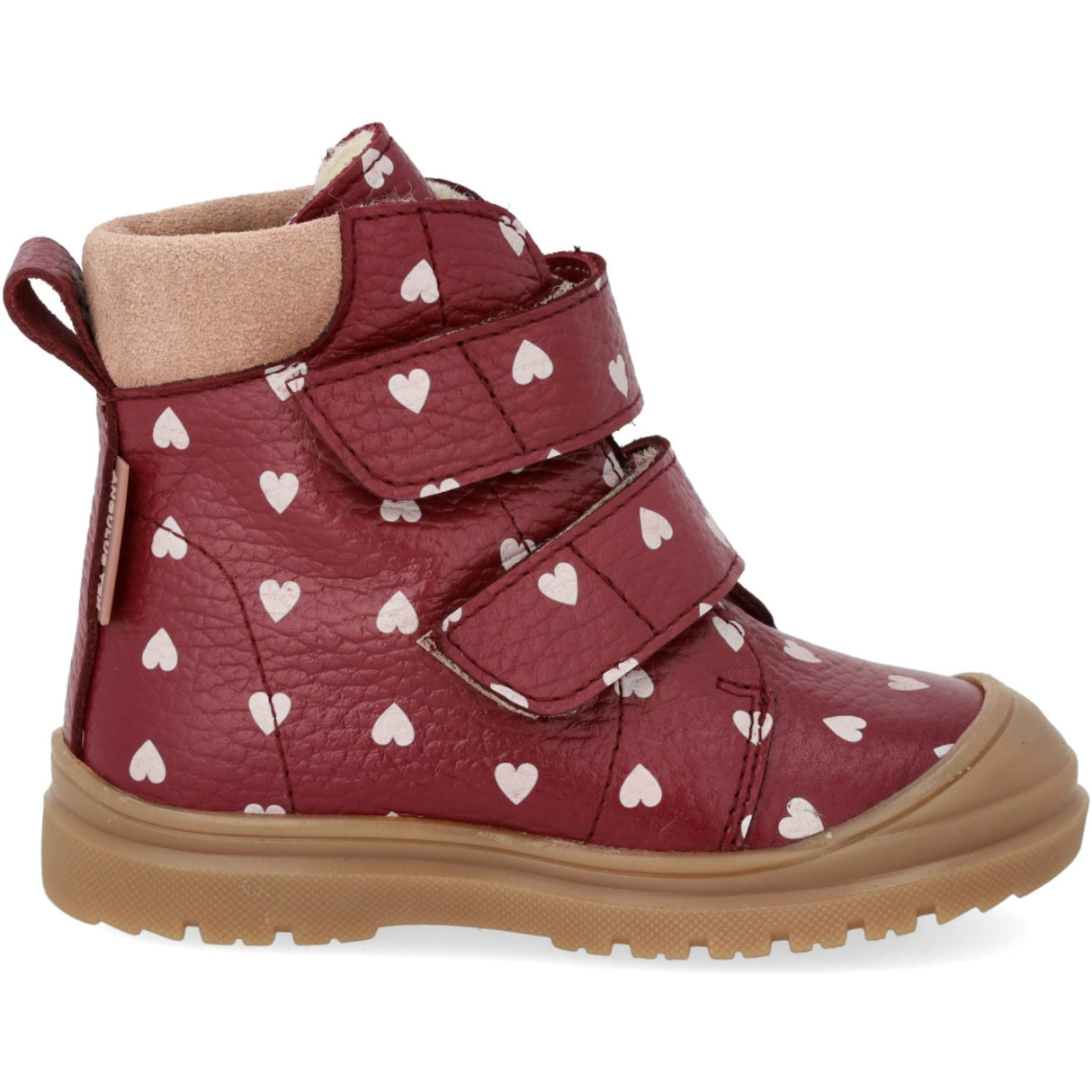 Angulus Berry Hearts/Rosebud Begynner TEX-støvle Med Print Og Merino Uldfoer