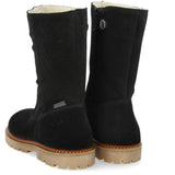 Angulus Svart Klassisk Mid-Rise Semsket Støvel