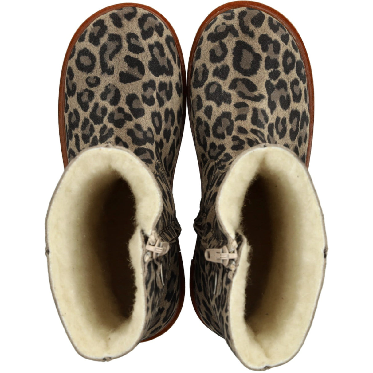 Angulus Beige Leo Klassisk Middels Høy Semsket Støvel