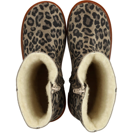 Angulus Beige Leo Klassisk Middels Høy Semsket Støvel