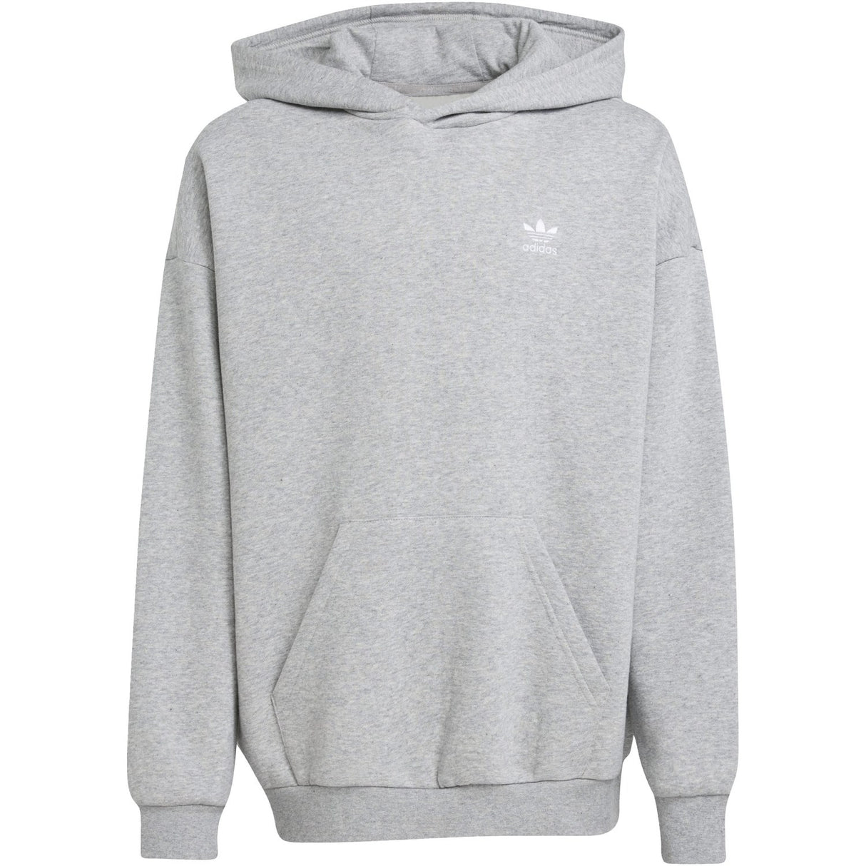 adidas Originals Medium Grey Heather/White Loose Hettegenser Fl