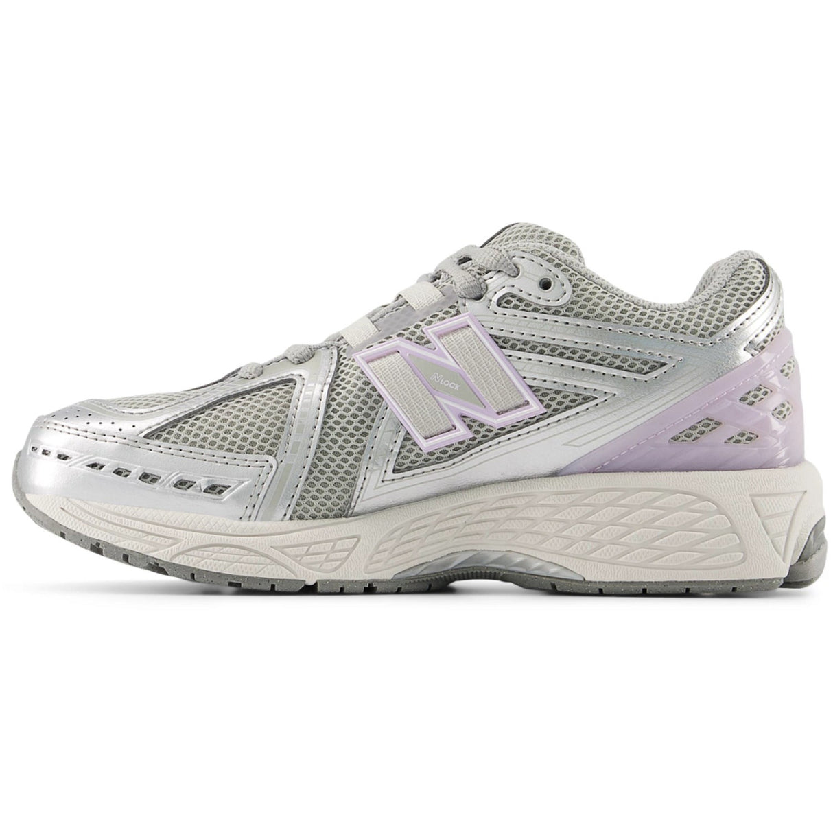 New Balance Silver Metallic 1906 Kids Lace Sneakers