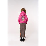 The New Feather Gray AOP TNPet Long Pleat Skjørt