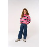 The New Medium Blue Denim AOP TNPrima Wide Jeans