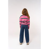 The New Medium Blue Denim AOP TNPrima Wide Jeans