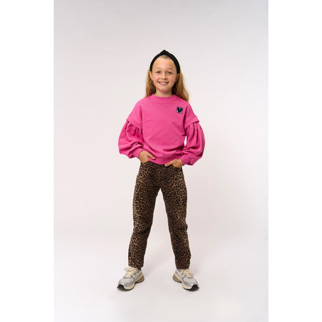 The New Feather Gray AOP TNPanya Mom Fit Jeans