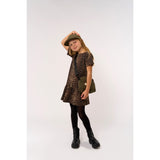 The New Feather Gray AOP TNPanya S_S Denim Kjole