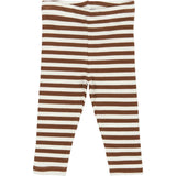 THE NEW Siblings Toffee Striped TNSBFro Rib Leggings