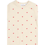 THE NEW Siblings Gardenia AOP Holiday L_S Heart Rib Buksedrakt