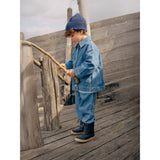 Angulus Svart/Svart Lett og fleksibel TEX vinterstøvel i nylon