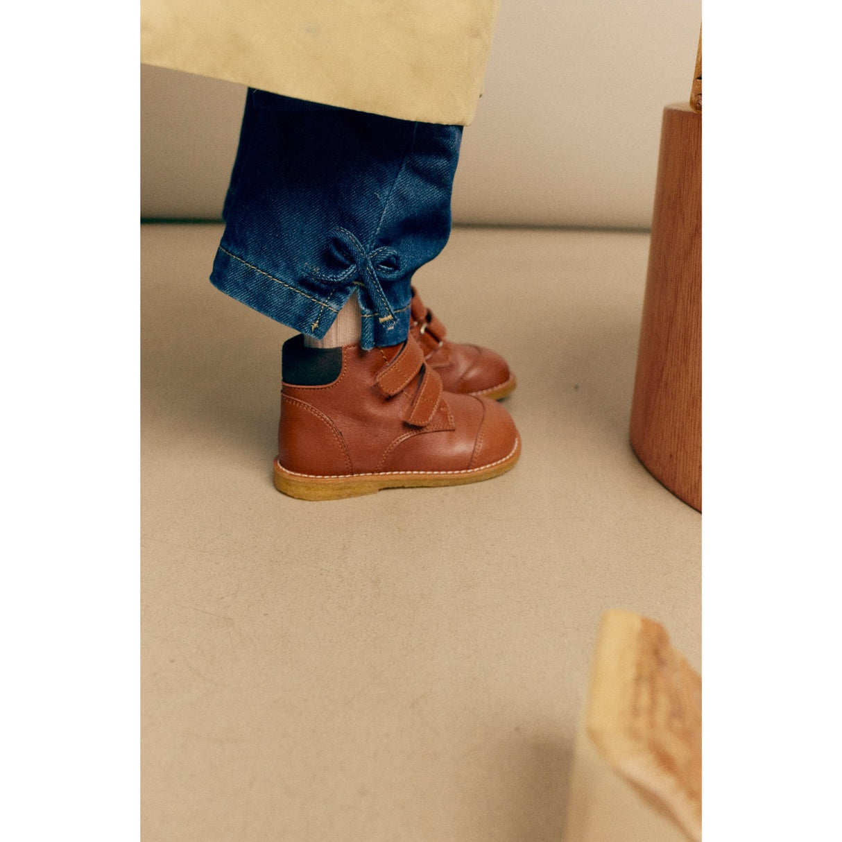 Angulus Cognac/Mørkebrun TEX-støvel for nybegynnere