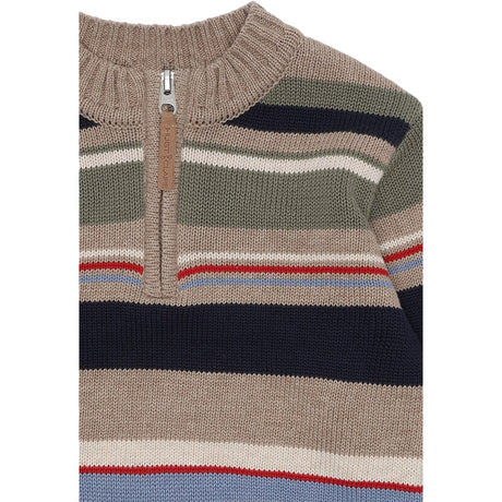Hust & Claire Biscuit Pelle Knitstripe