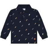 Hust & Claire More Navy Stevie Space Embroidery
