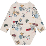 Hust & Claire Wheat Melange Buster Badges