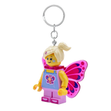 Euromic Lego® Iconic Butterfly Girl Keychain W/Led Light