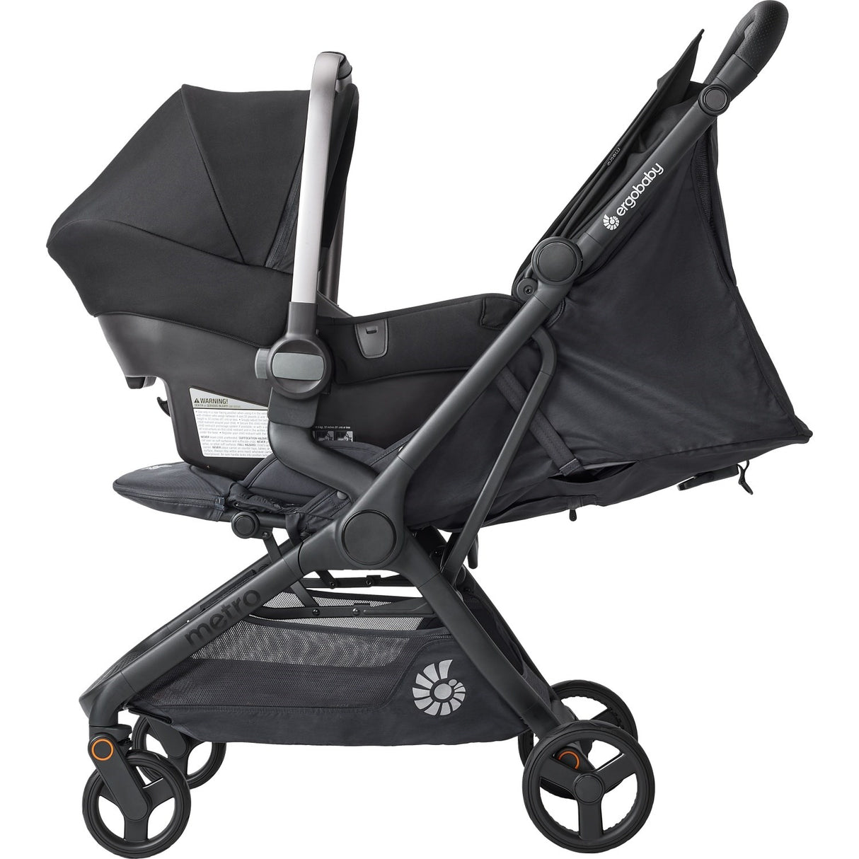 Ergobaby Black Metro 3 Bil Sete Adapter