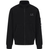 C.P. Company Black Zipped Collegegenser