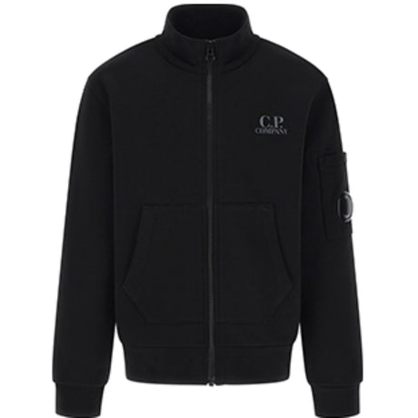 C.P. Company Black Zipped Collegegenser