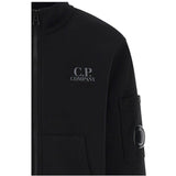 C.P. Company Black Zipped Collegegenser
