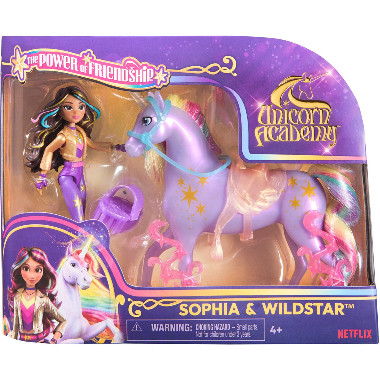 Unicorn Academy Uca Dukke & Enhjørning V2 Sophia & Wildstar