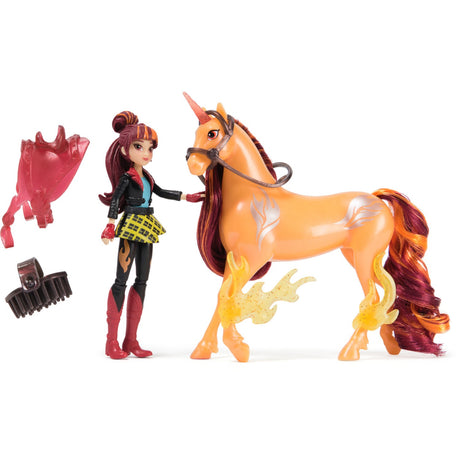 Unicorn Academy Uca Dukke & Enhjørning V2 Valentina & Cinder