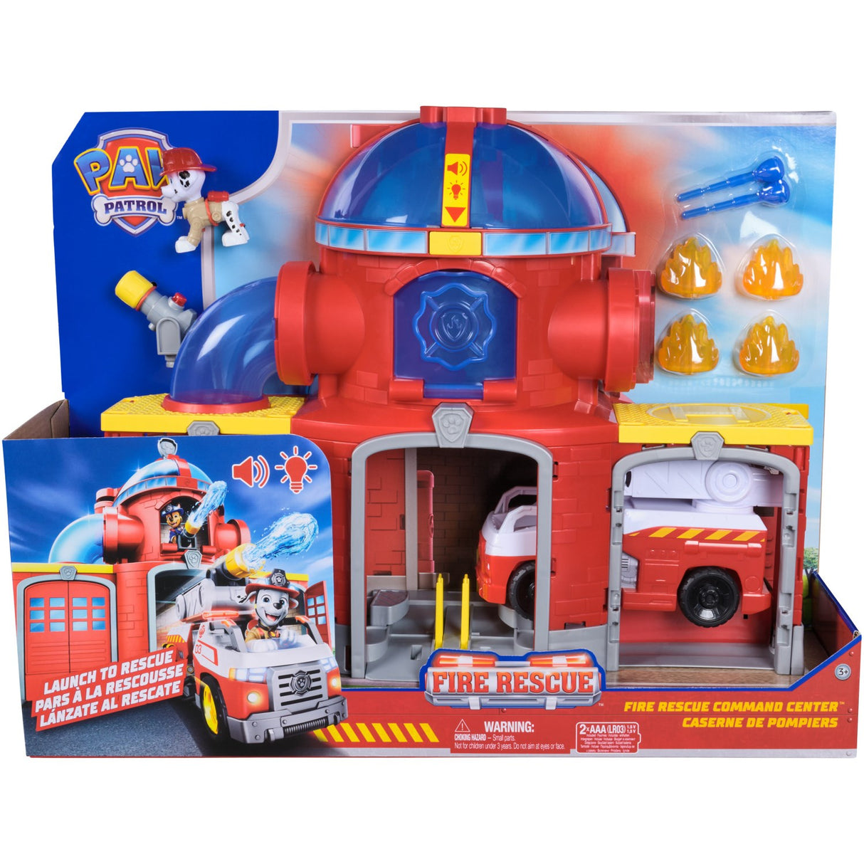 Paw Patrol Brandredning Brandstation Sett