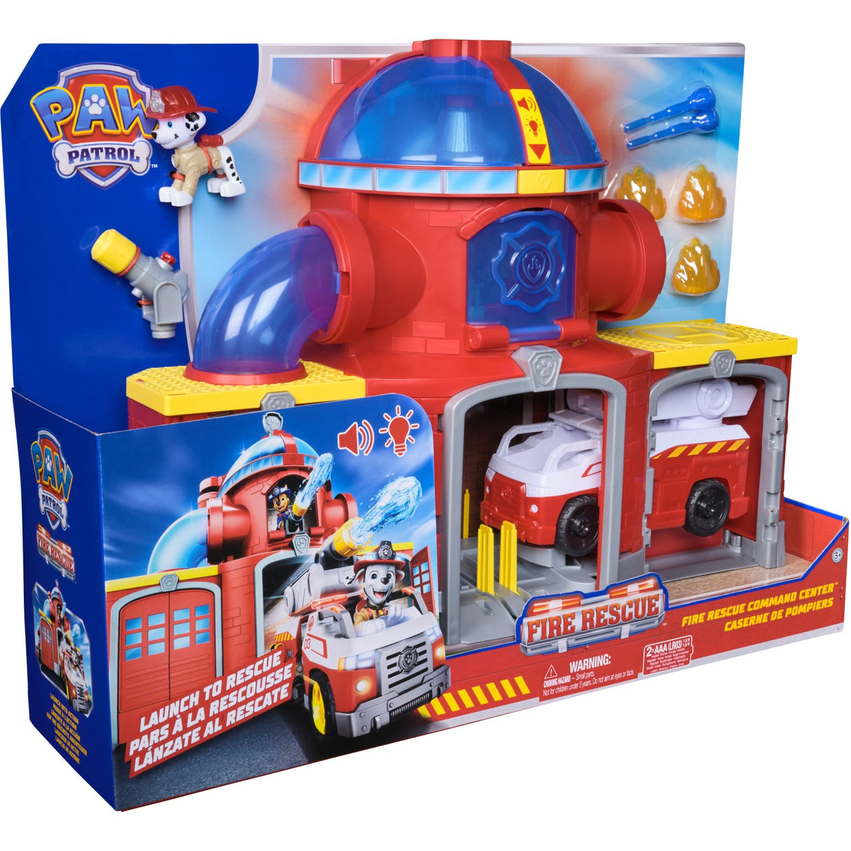 Paw Patrol Brandredning Brandstation Sett