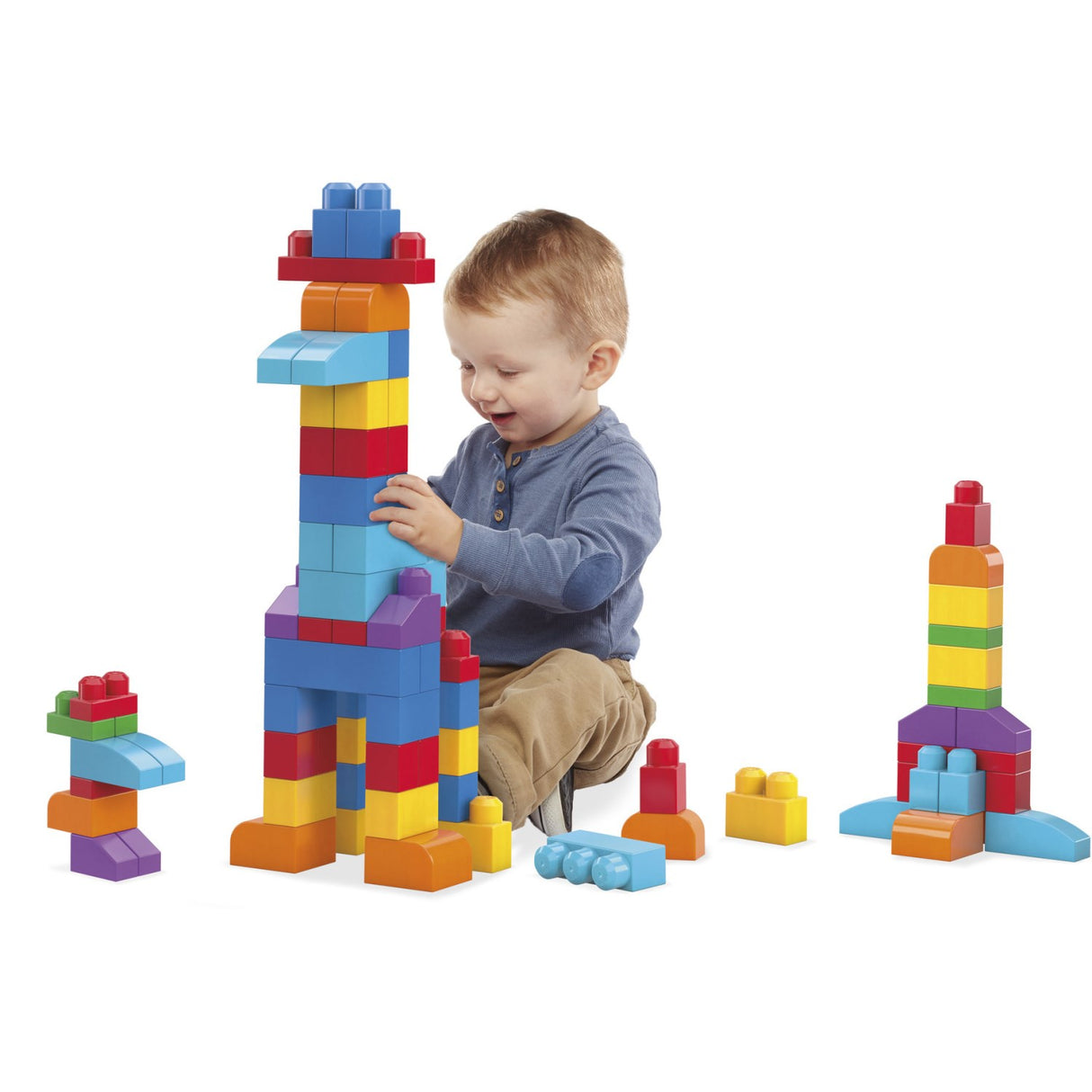 MEGA Bloks Stor First Builders-Pose Med Byggeklodser