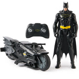 Batman & DC Universe Stealth Batcycle Rc & 30 Cm Batman