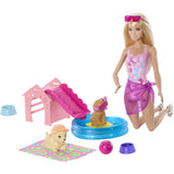 Barbie® Hvalpe Pool Party Aloha Blond