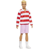 Barbie® Fashionista Ken Dukke Rød & Hvid Striber
