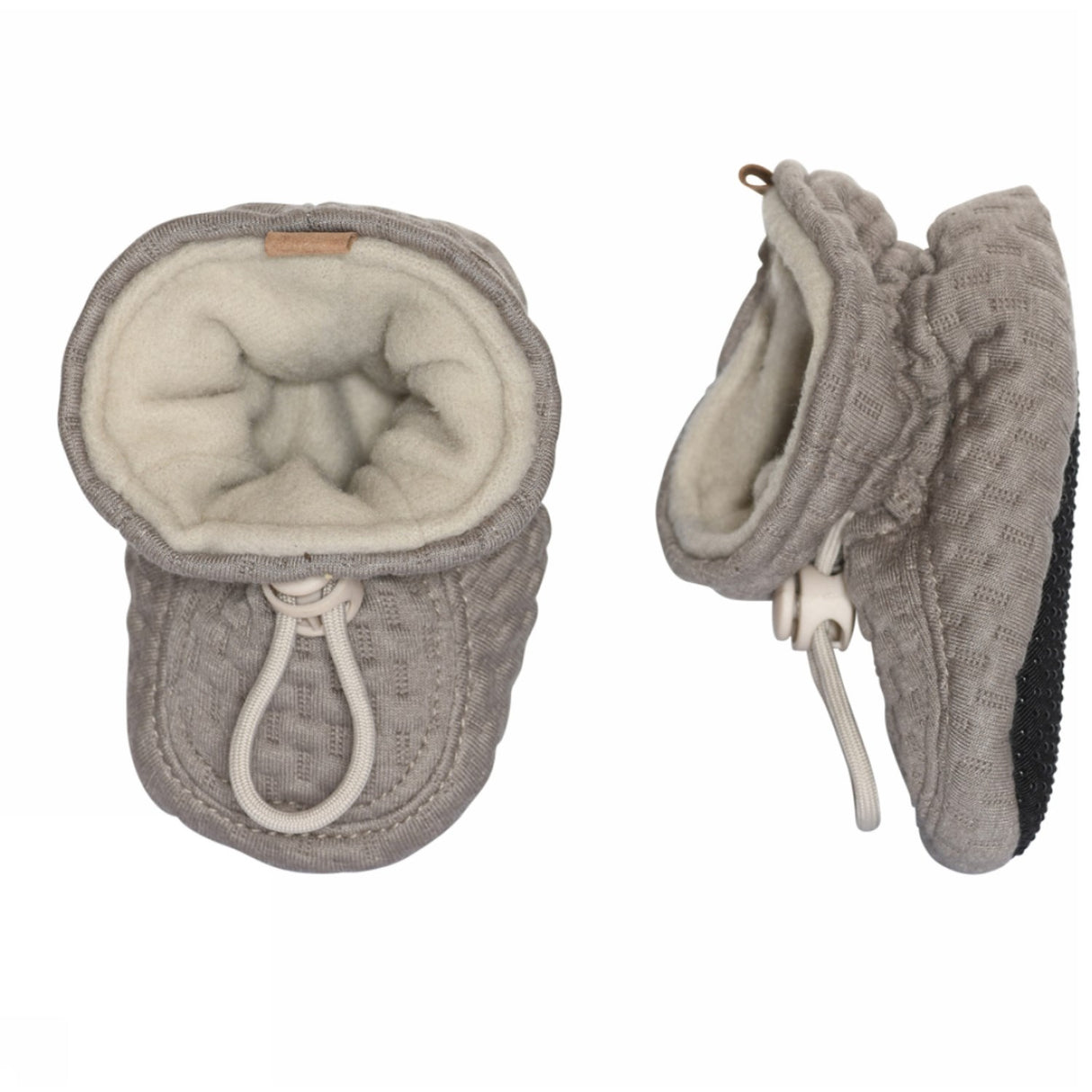 MELTON Tekstil Tøfler Structure Beige Melange