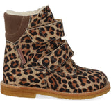 Angulus Beige Leo/Taupe TEX Støvel med borrelås