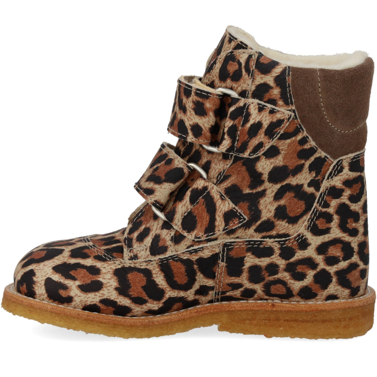 Angulus Beige Leo/Taupe TEX Støvel med borrelås