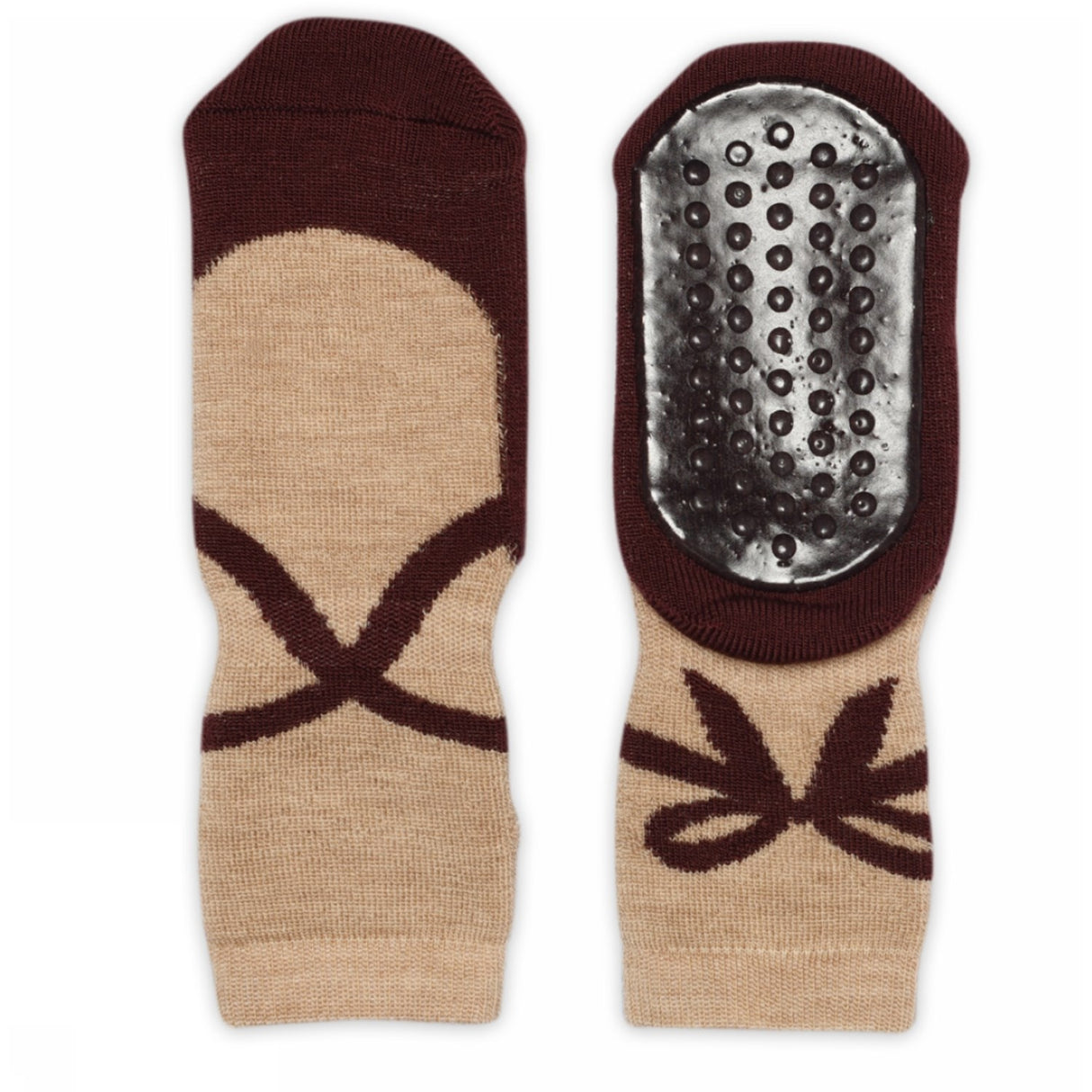 Mp Danmark Wine Red Kaia Strømper Anti-Slip