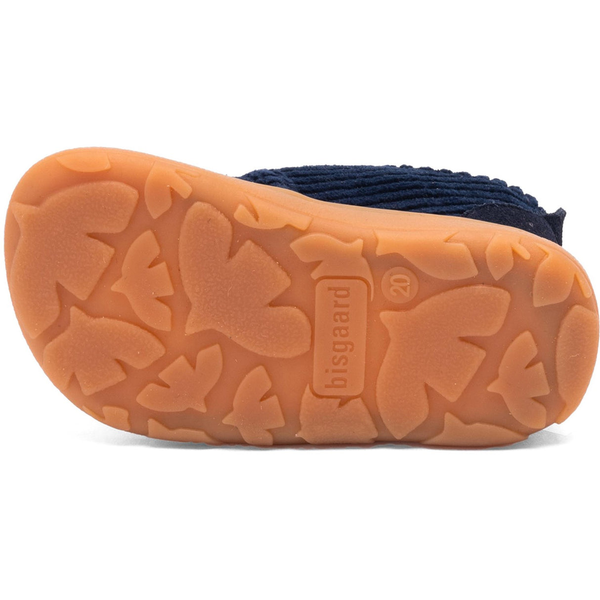 Bisgaard Navy Corduroy Barefoot Basic Home Sko