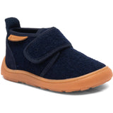 Bisgaard Navy Barefoot Basic Home Sko