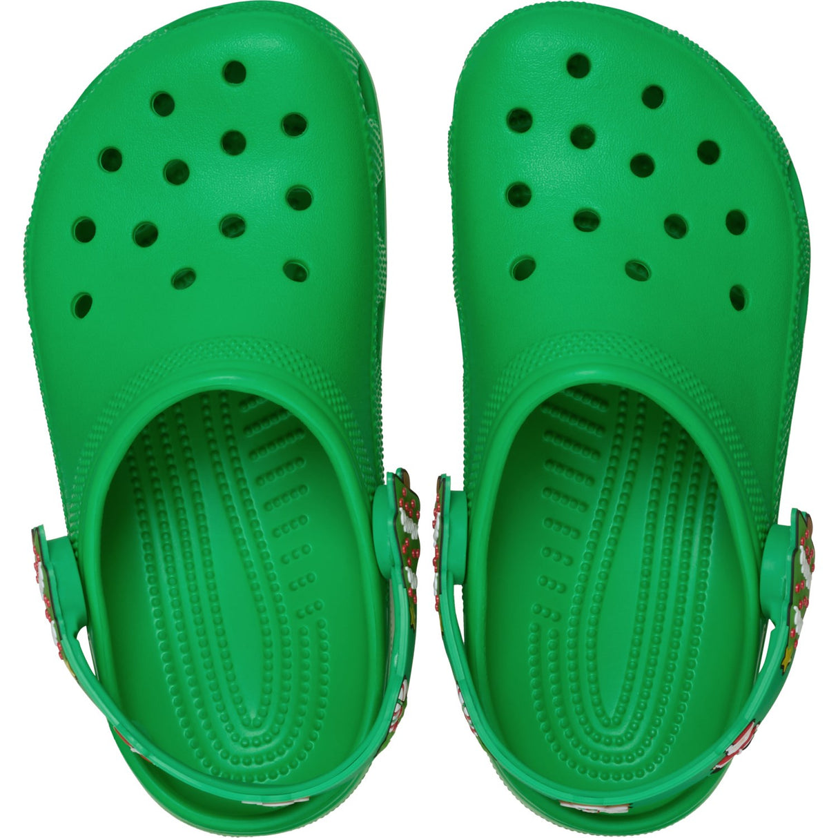 Crocs Grass Green Classic Holiday Icons Lights