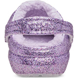 Crocs Purple Moon Classic Lined Chunky Glitter