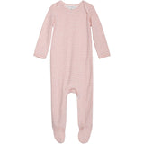 Serendipity Coral/Offwhite Baby Drakt Stripe