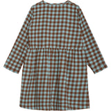 Serendipity Coffee Checks Brushed Kjole