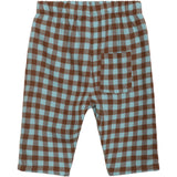 Serendipity Coffee Checks Baby Brushed Bukser