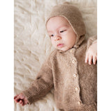 Serendipity Beige Baby Alpaca Suri Cardigan