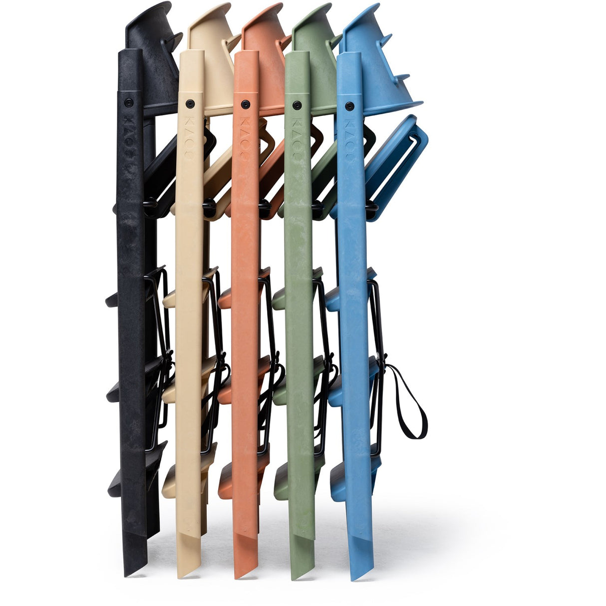 KAOS Charcoal Black Klapp High Stol Recycled