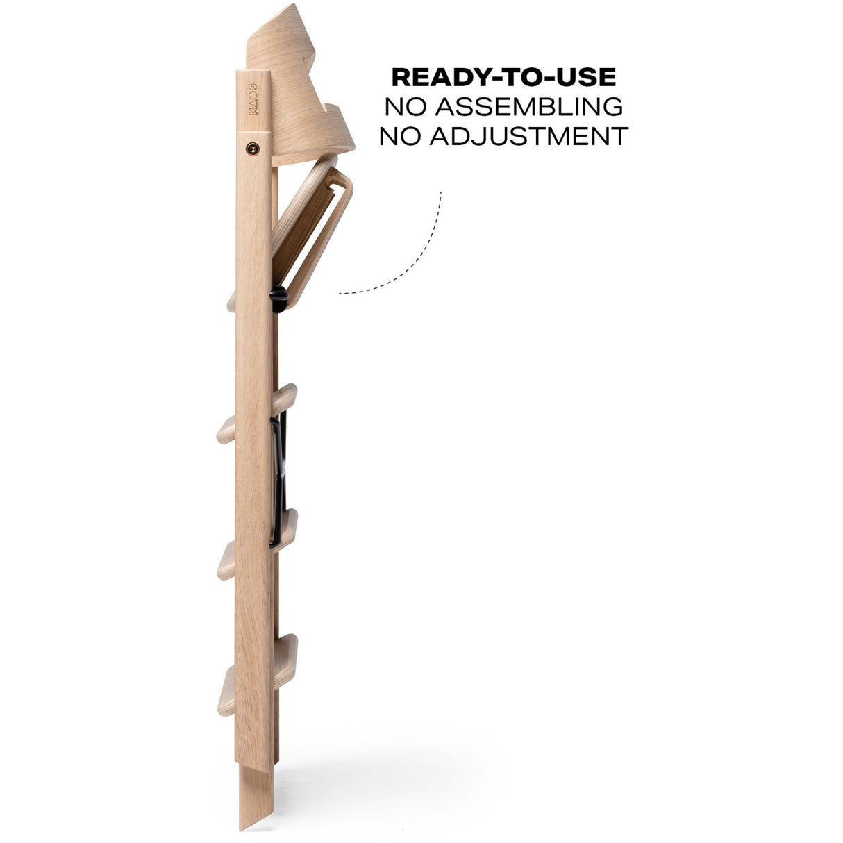 KAOS Natural Klapp High Stol Eik