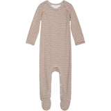 Serendipity Almond/Offwhite Baby Drakt Stripe