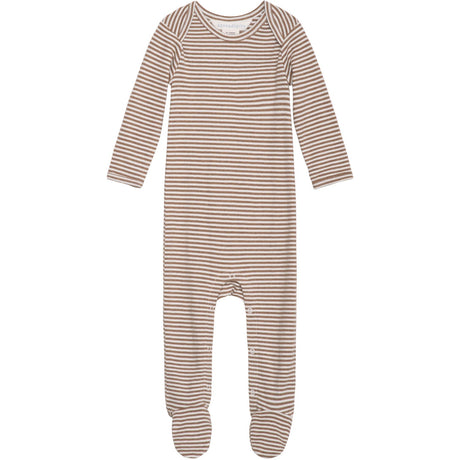 Serendipity Almond/Offwhite Baby Drakt Stripe