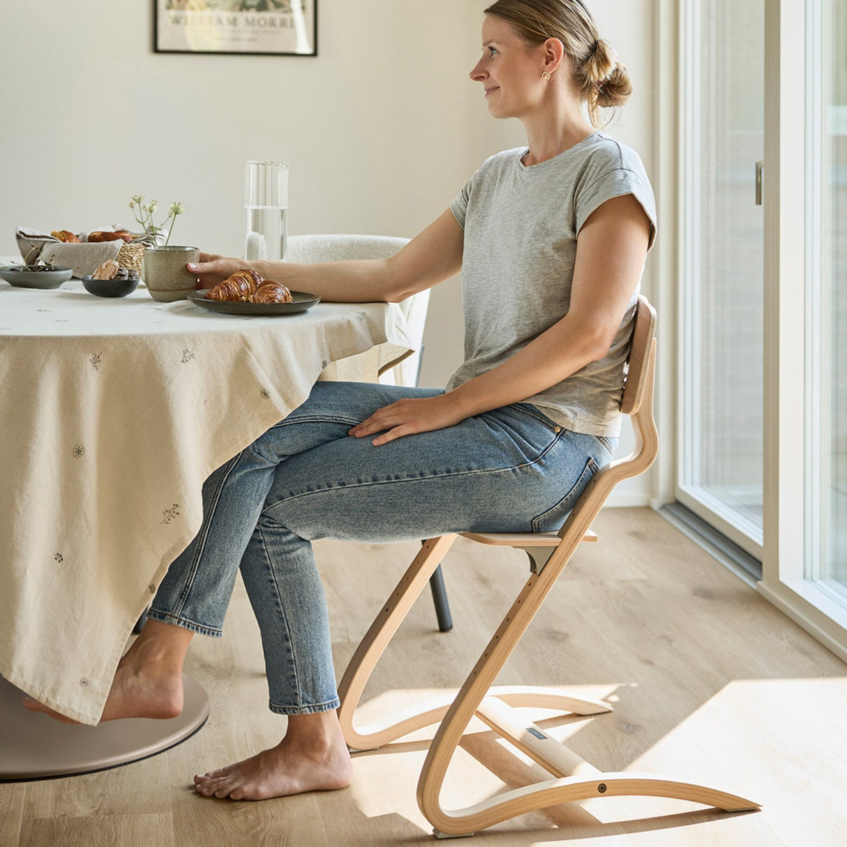 Leander Oak Nature Leander Louie™ Høystol Uden Kleshenger