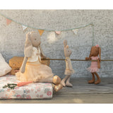 Maileg Bunny Size 1, Chocolate Brown - Ballet Drakt Og Skjørt Rose