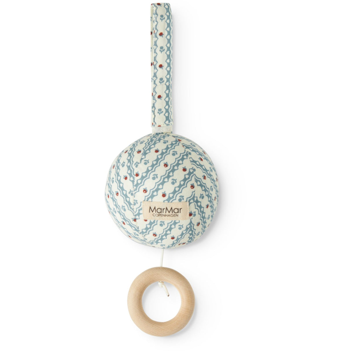 MarMar Cotton Percale Home Floral Stripe Musikk Uro